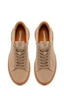 Male Beige Lace-up Suede Casual Sneaker | Derimod