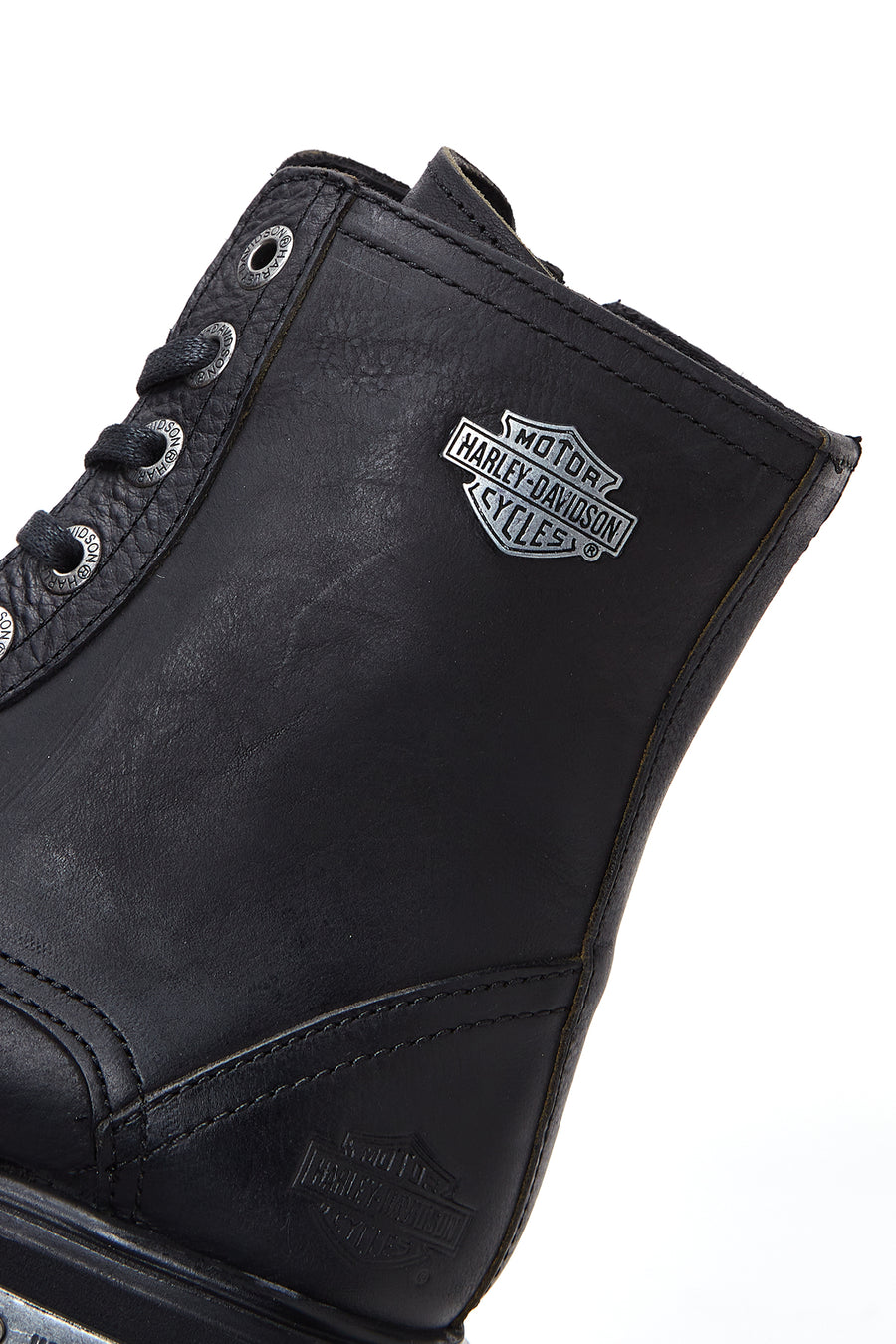 Harley Davidson Women's Black Tums Boot Leather Boots