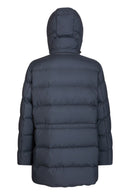 Geox Men's Gray Sandford Hooded Long Coat | Derimod