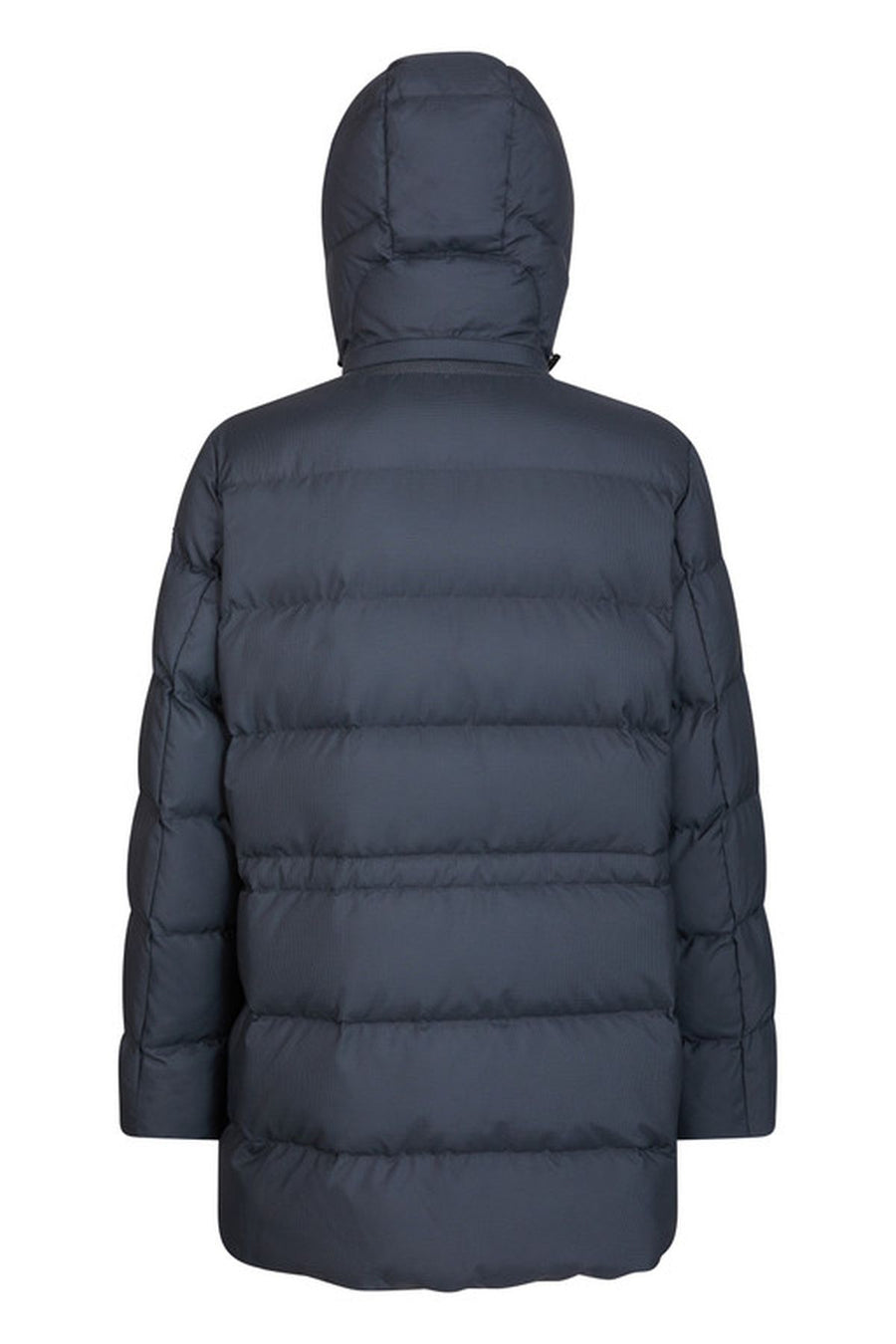 Geox Men's Gray Sandford Hooded Long Coat