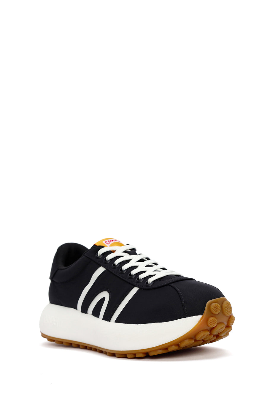 Camper Erkek Siyah Pelotas Athens Bağcıklı Kumaş Sneaker