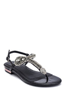 Women's Casual Stone Detailed Sandals | Derimod