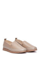 Kadın Vizon Deri Comfort Loafer | Derimod