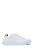 Kadın Beyaz Bağcıklı Deri Sneaker | Derimod