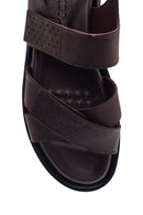 Men's Nubuck Leather Sandals | Derimod