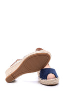 Women's Suede Wedge Heeled Espadrille Shoes | Derimod