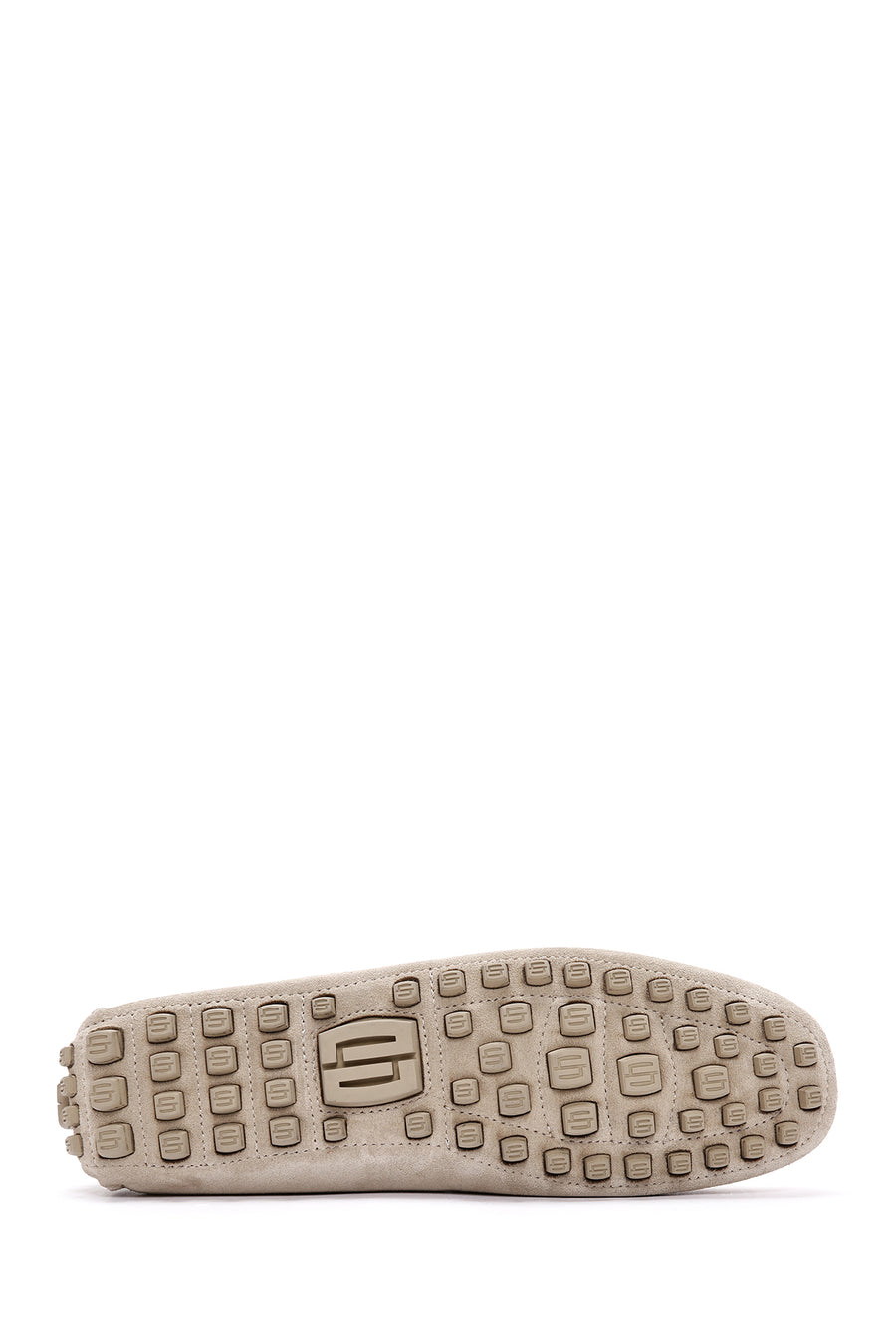 Erkek Bej Süet Deri Loafer