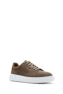 Male Beige Lace-up Suede Leather Sneaker | Derimod
