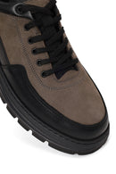 Male Mink Lace-up Thick-soled Leather Casual Shoes | Derimod