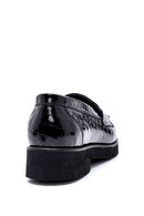 Kadın Deri Kroko Loafer | Derimod