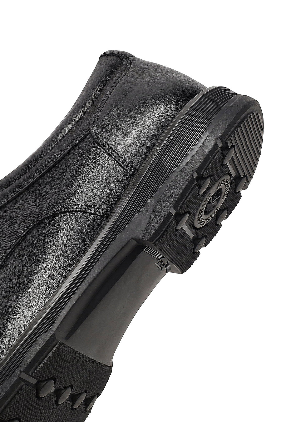 Men's Black Lace-up Leather Casual Shoes