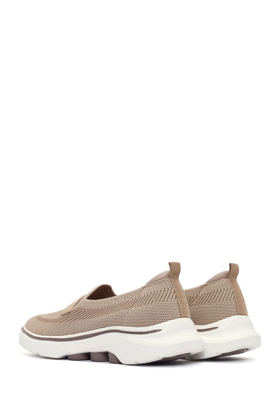 Derimod Zero Kadın Bej Kumaş Loafer