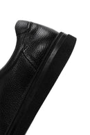 Men's Black Lace-up Leather Sneaker | Derimod