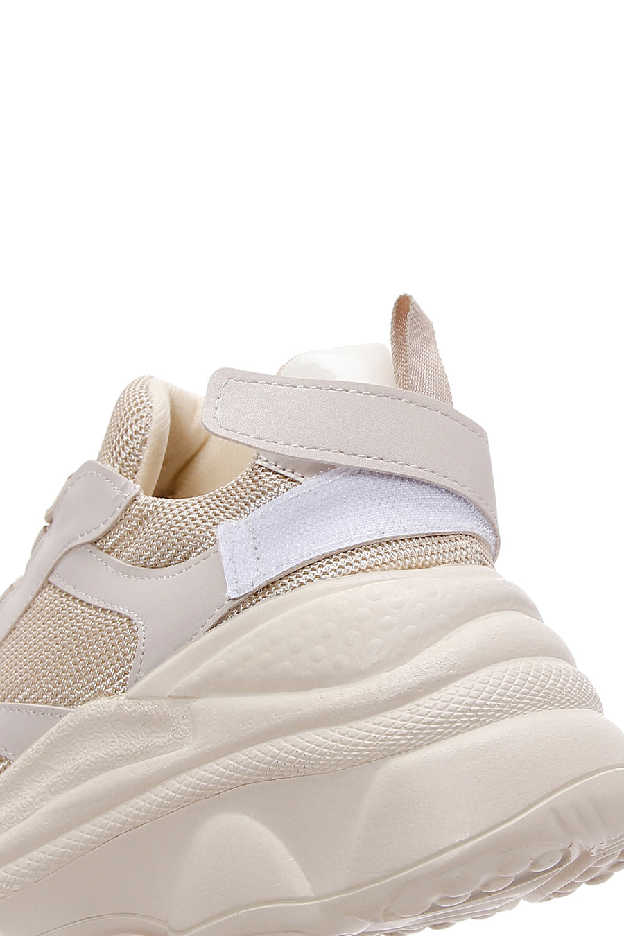 Kadın Bej Kalın Tabanlı Sneaker
