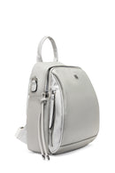 Woman Grey Long Strap Backpack | Derimod