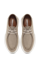 Men's Beige Lace-up Suede Leather Casual Shoes | Derimod